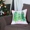 Homeroots Multi Color Christmas Trees Printed Decorative Throw Pillow Cover 18 x 18 in. 355450 - alternate 5